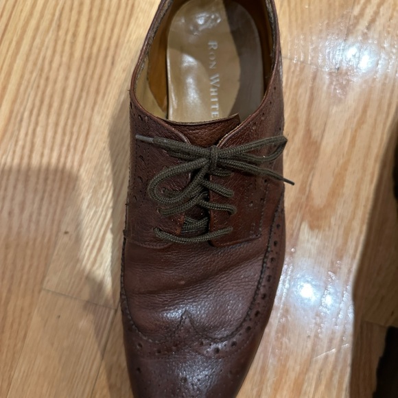 Men’s brown leather oxford brogues. Recently resoled. Excellent quality leather. - Picture 7 of 10